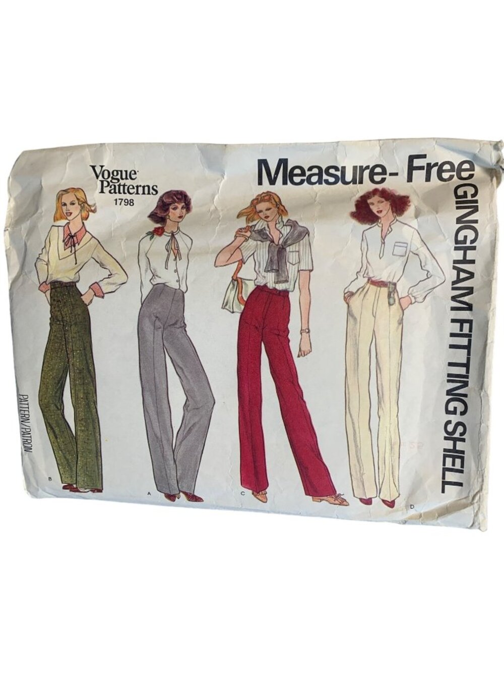Vogue Patterns 1798 Pants - Size 25 - 70s Fashion